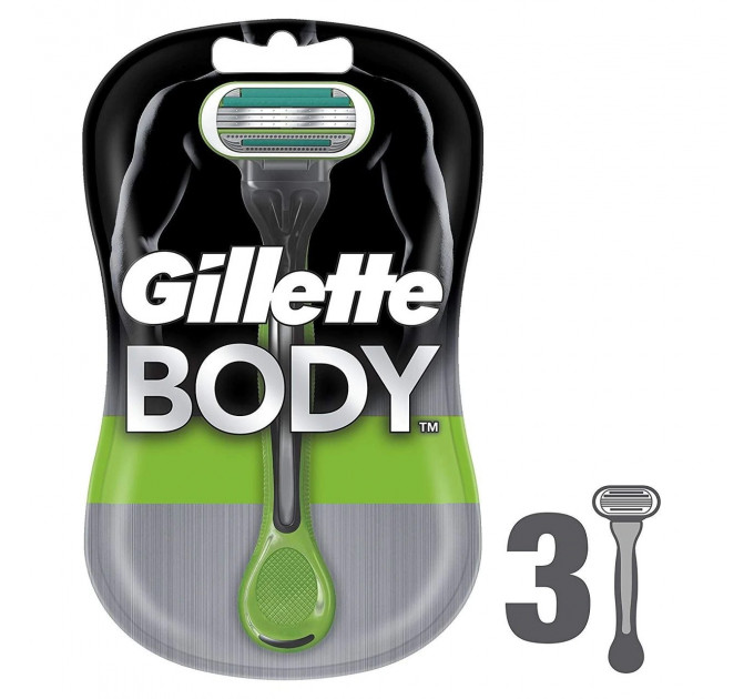 Одноразовая бритва для тела Gillette Body Razor Disposables (3 шт)